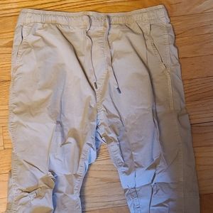 American Eagle lightweight khaki joggers